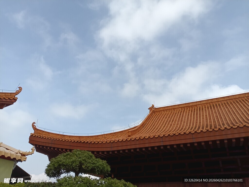 古建筑屋顶景致