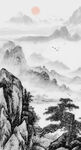 水墨山水玄关