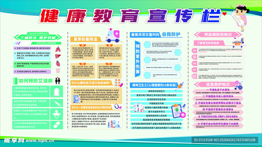 健康教育宣传栏