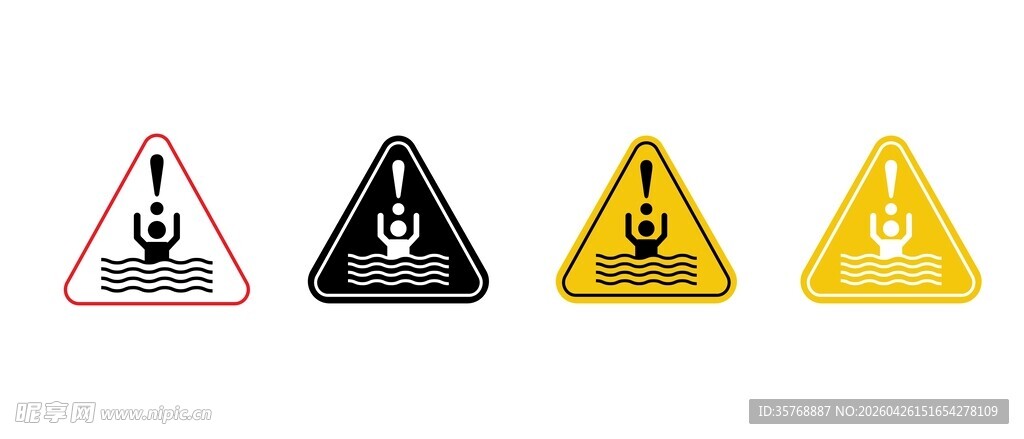 溺水警示标识