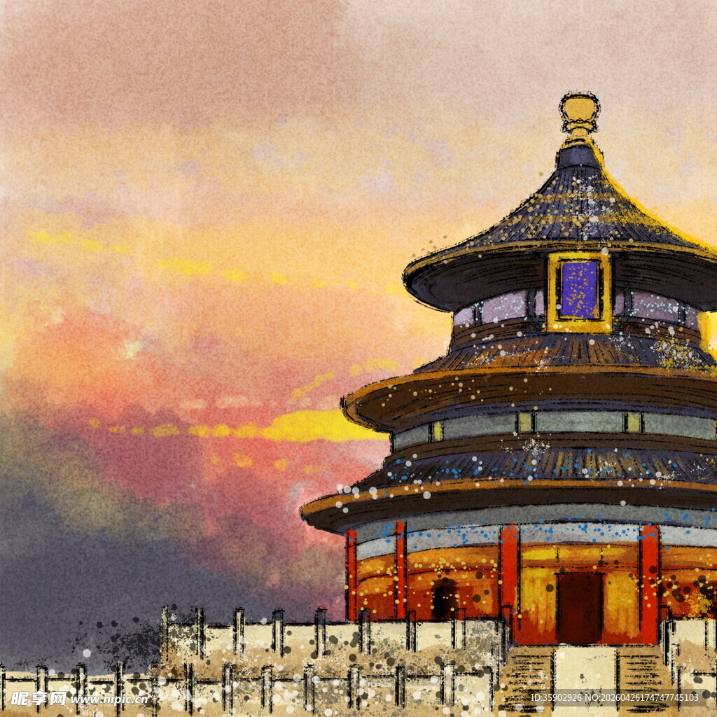 天坛美景