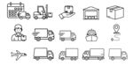 物流运输相关图标