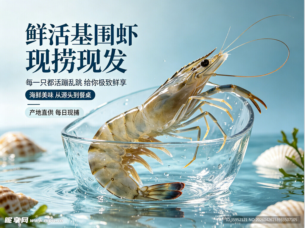 海鲜  基围虾