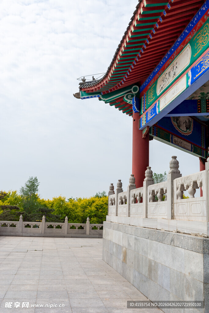 中式古建筑一角