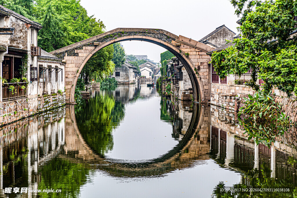 南浔古镇桥梁拱桥