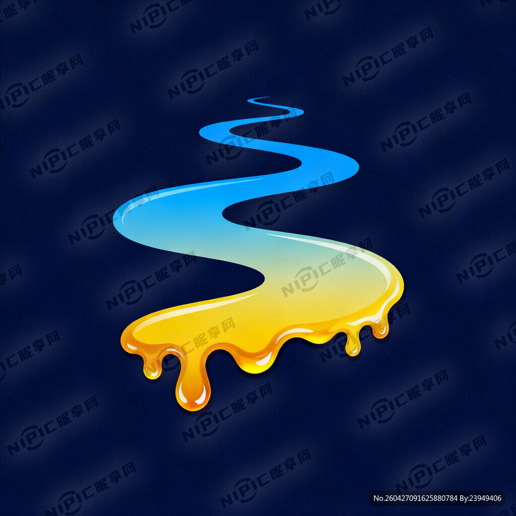 河流和蜂蜜设计LOGO