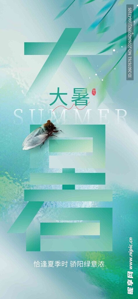 大暑海报