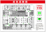 应急疏散平面图示例