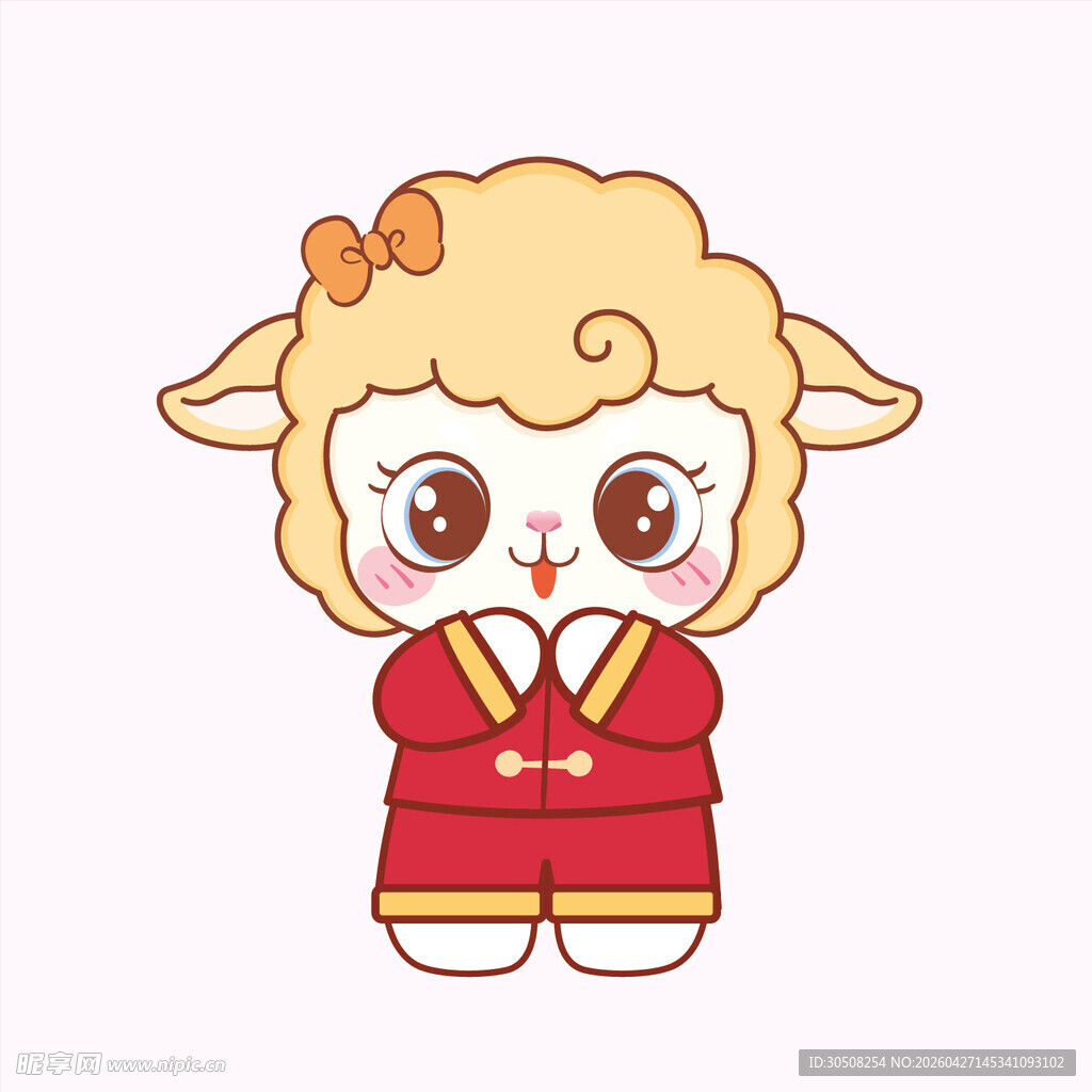 红衣小羊拜年啦