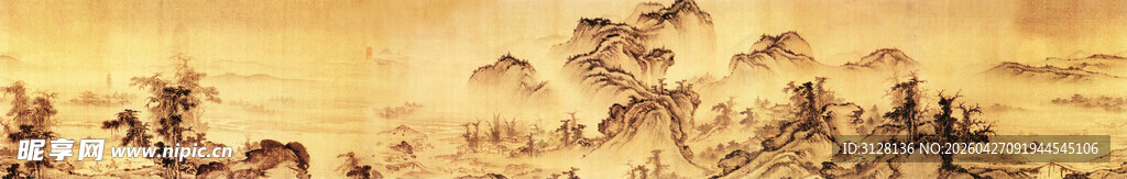 湖山平远图