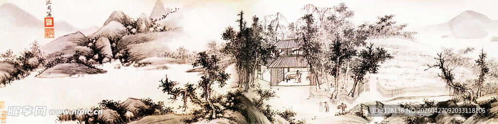 寒冬景色图