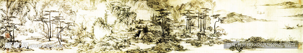 湖山书屋全景图