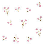 粉色小花图案装饰元素