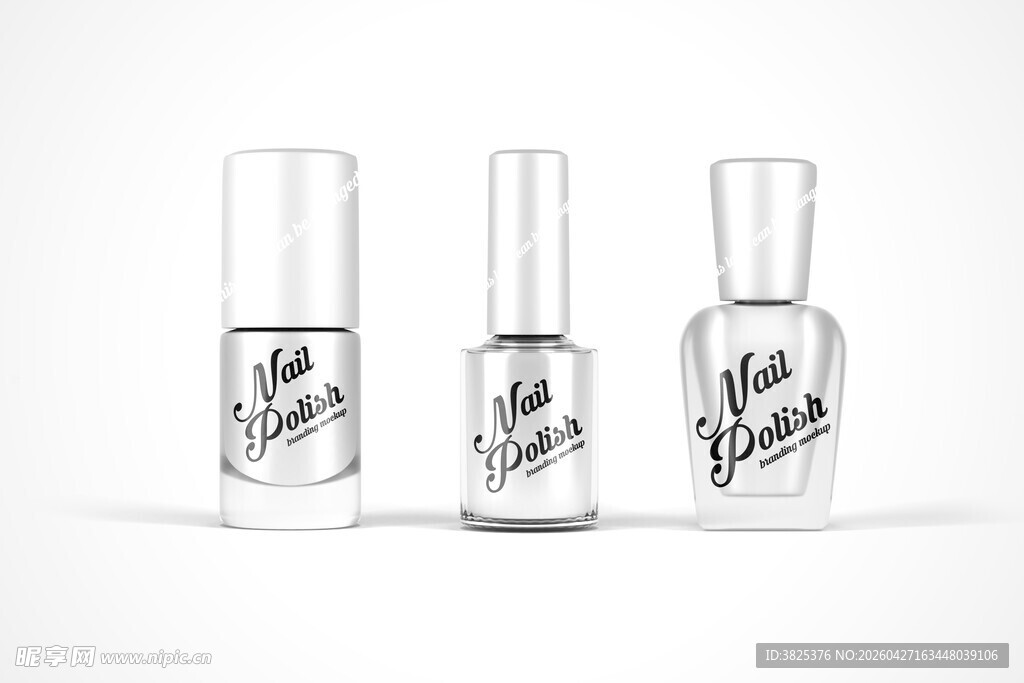 时尚美甲指甲油三瓶装展示样机