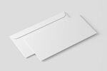 空白信封信纸设计展示样机