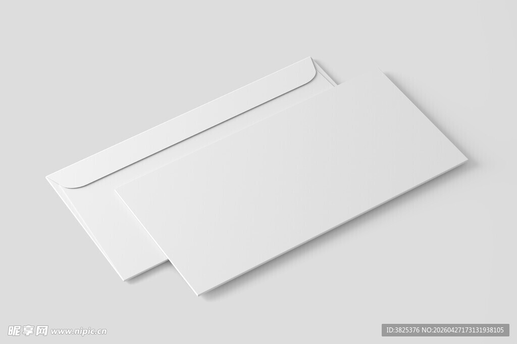 空白信封信纸设计展示样机