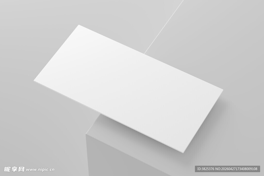 空白信封信纸设计展示样机