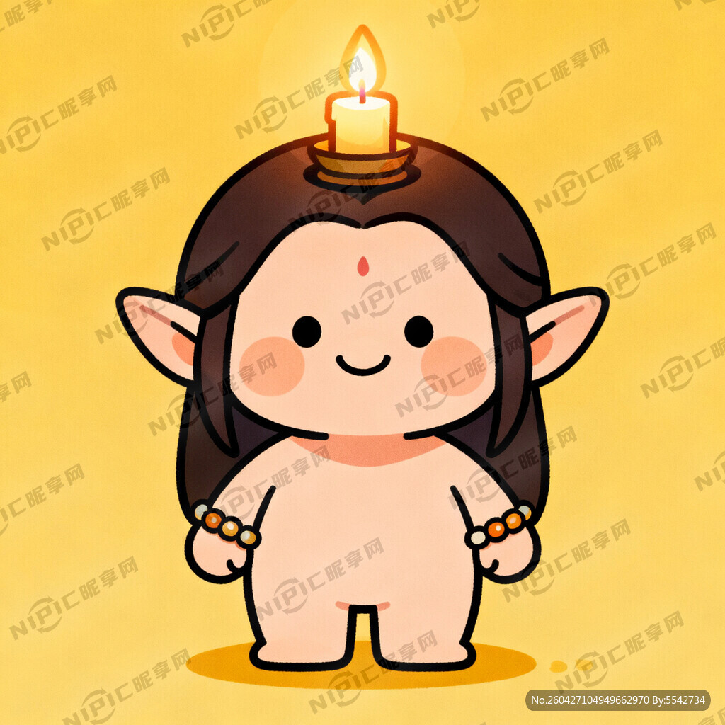 蜡烛灯二次元精灵 紫霞仙子人设
