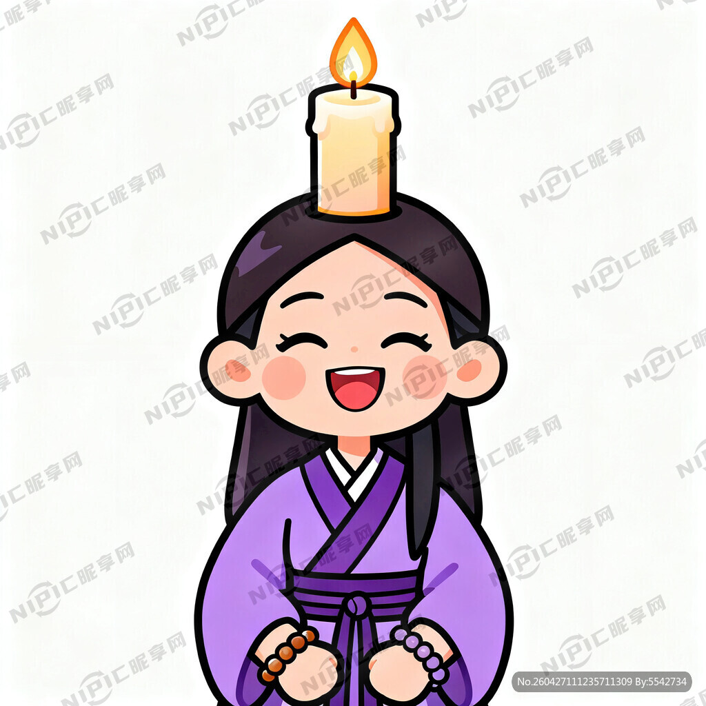 蜡烛在灯精灵头上 紫霞仙子人设