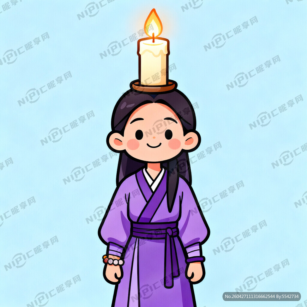 蜡烛在灯精灵头上 紫霞仙子人设