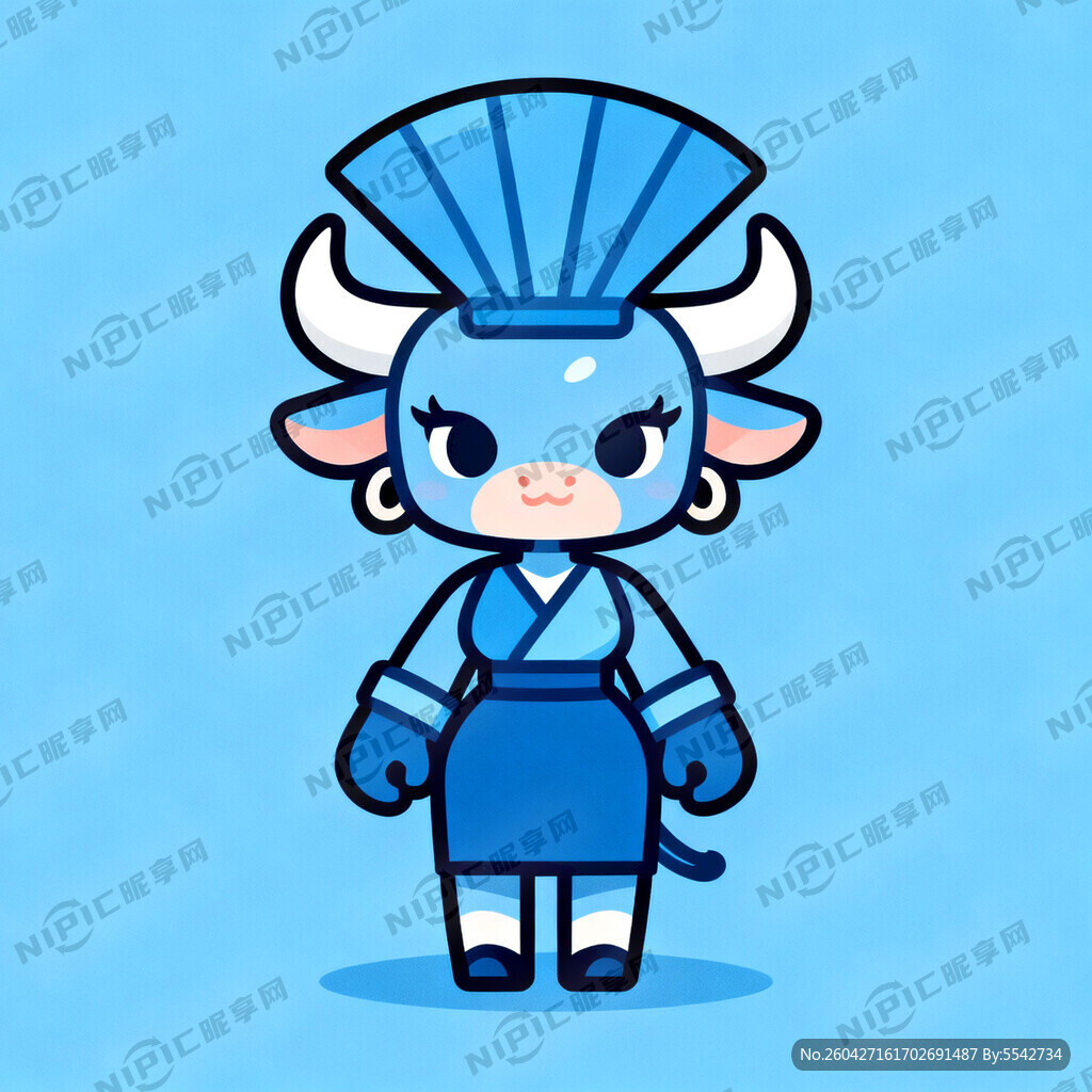 4、水电二次元精灵 牛夫人人设