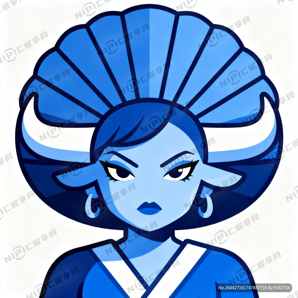 4、水电二次元精灵 牛夫人人设