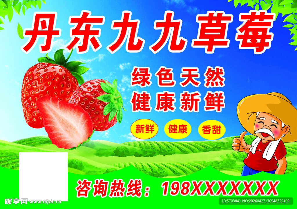 丹东九九草莓新鲜促销