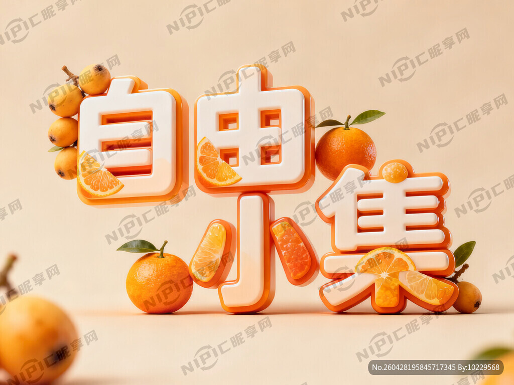 自由小集这几个设计一个立体效果