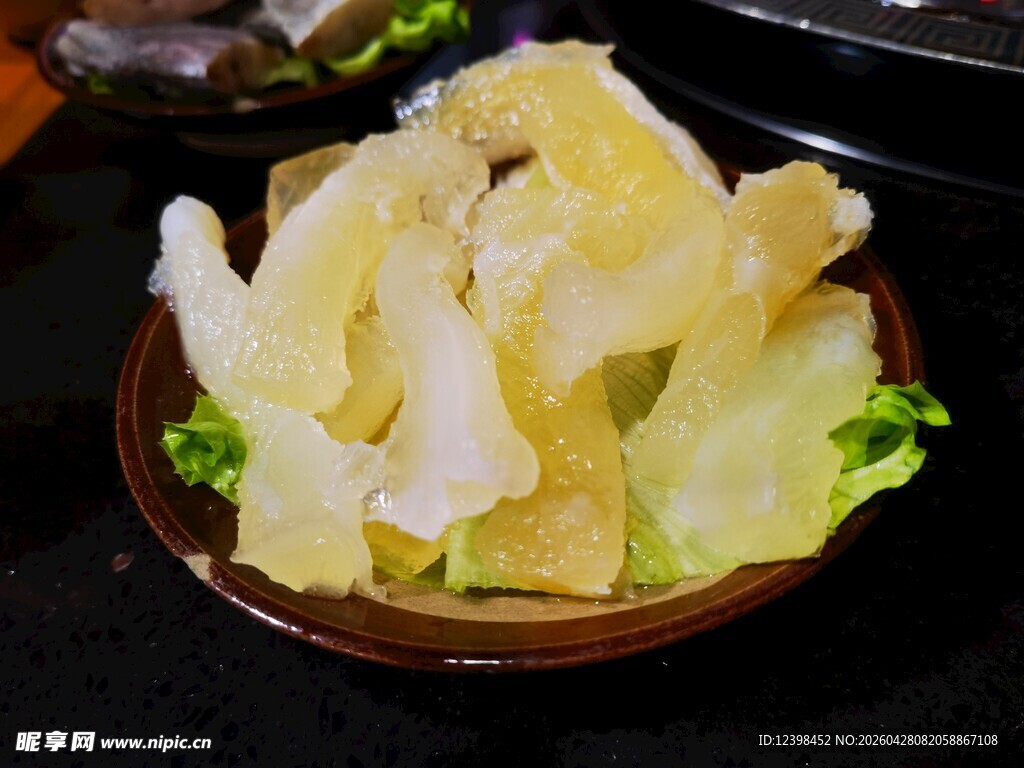 火锅涮菜牛蹄筋