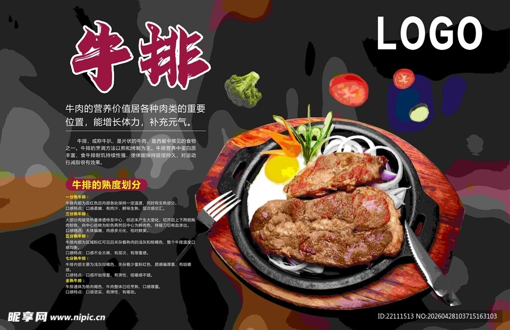 美味牛排诱人呈现
