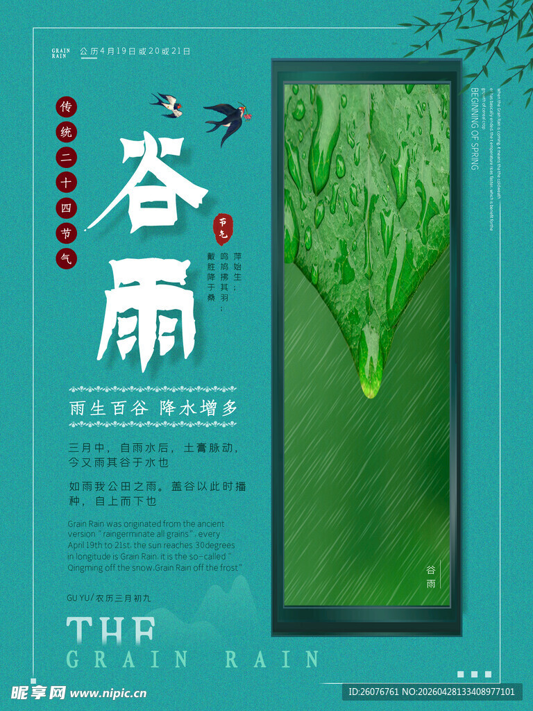 谷雨海报 