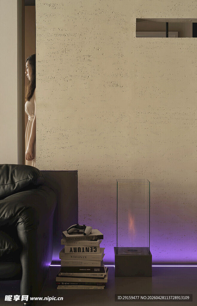 简约室内一角的艺术氛围