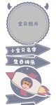 宝贝成长纪念专属海报