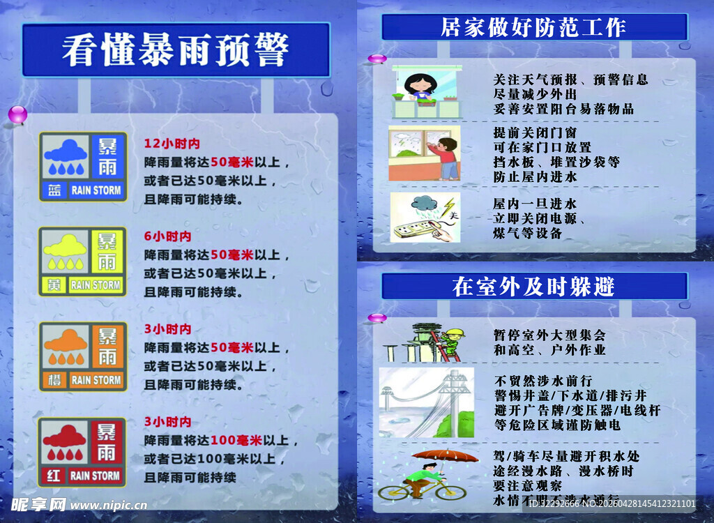 暴雨预警