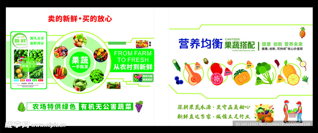 果蔬文化墙