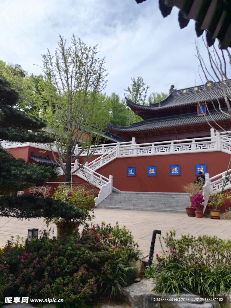 中式庭院建筑风景