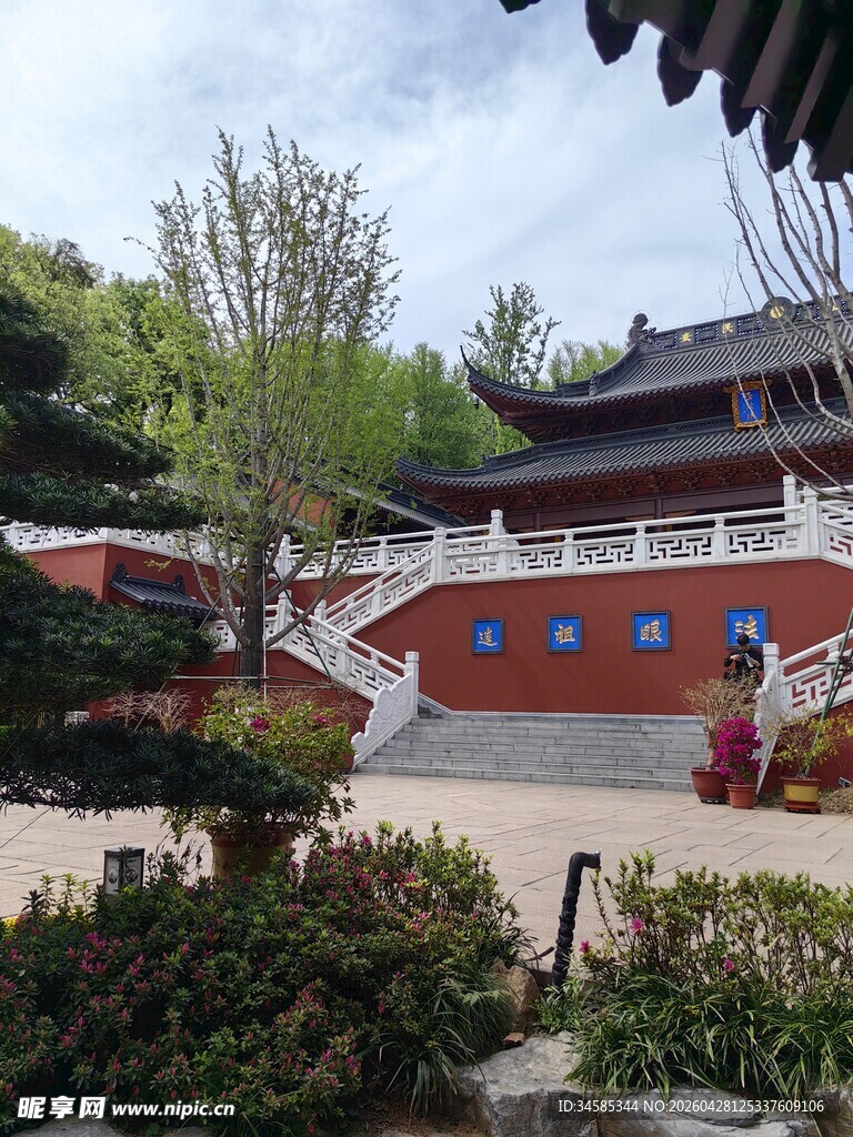 中式庭院古建筑风景
