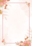 花卉边框背景