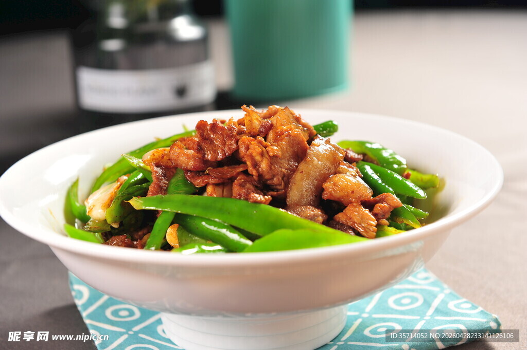 青椒炒肉美味下饭佳肴
