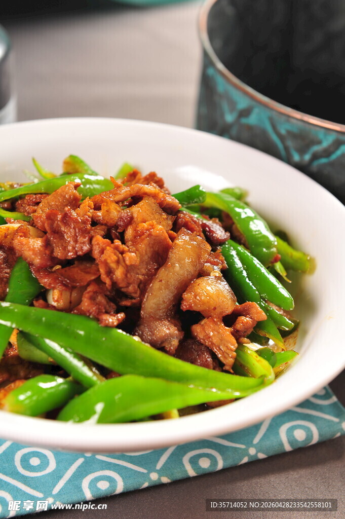 青椒炒五花肉