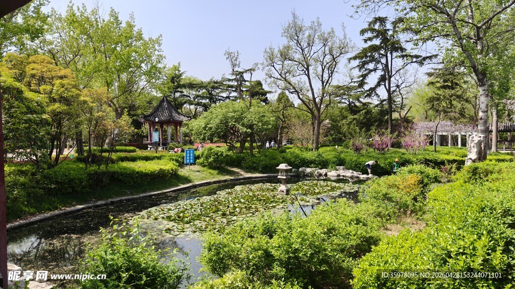 中式园林景观图
