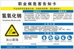氢氧化钠职业病危害告知卡