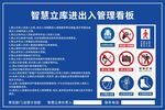 智慧立库进出入管理看板