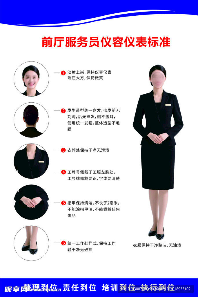前厅服务礼仪示范标准