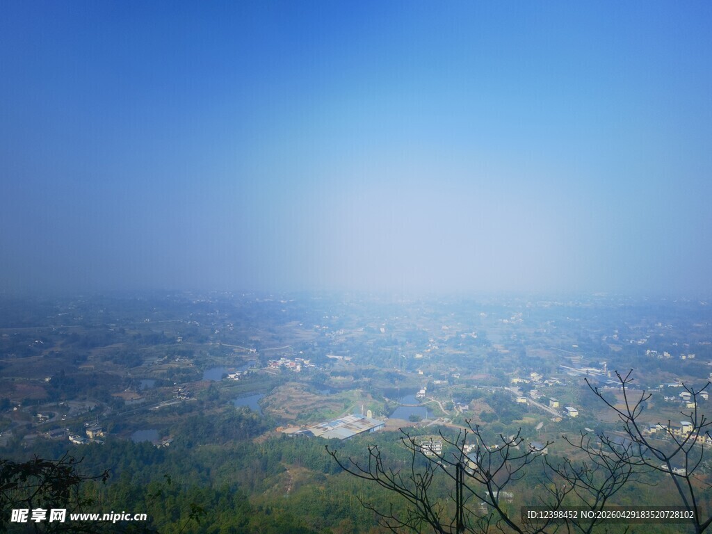俯瞰城市远景
