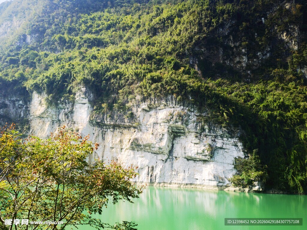 青山绿水间的秀丽河谷