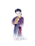 古风Q版女子持物优雅形象