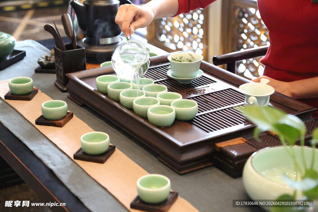 中式茶艺场景展示