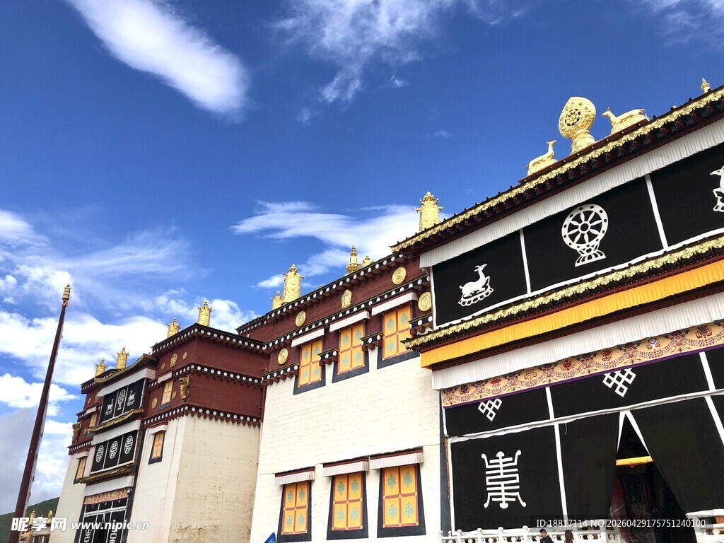 藏式建筑外观风采