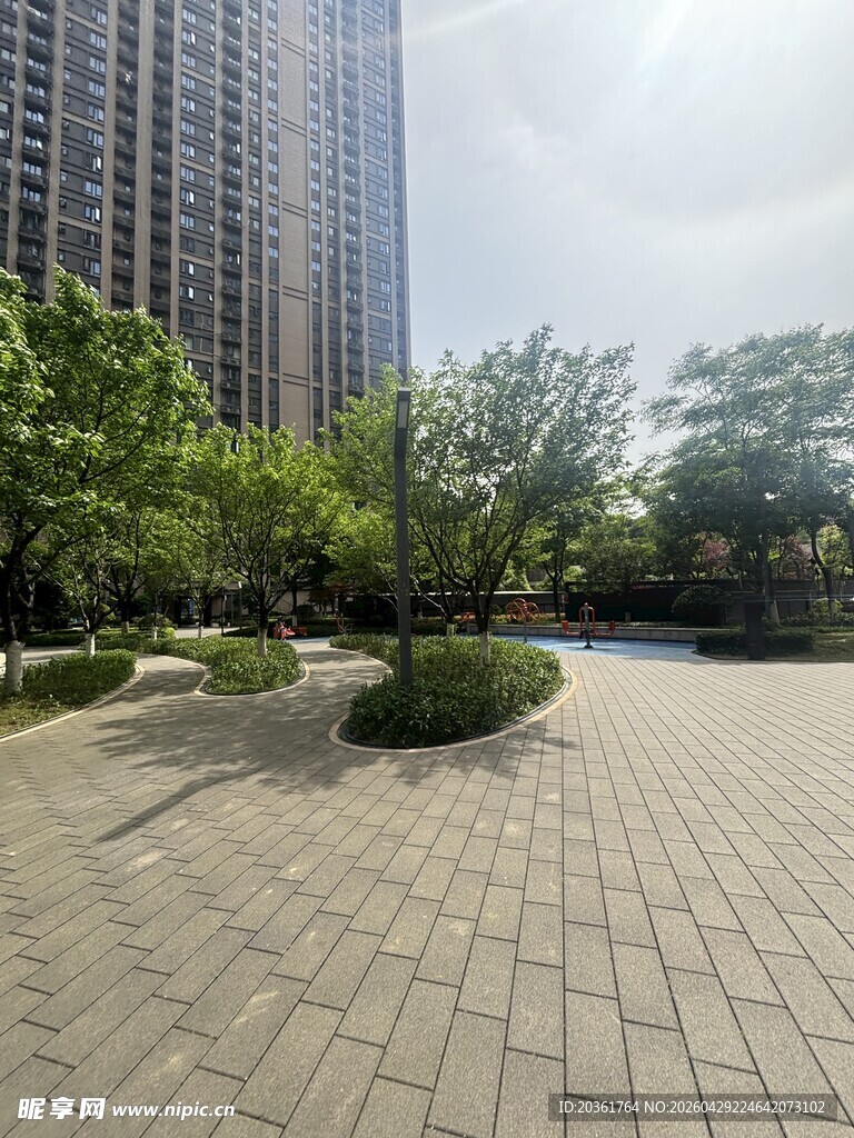 城市中的开阔休闲广场